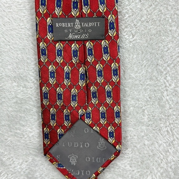 Robert Talbott Studio Hand Sewn Made In America Silk Tie 60.5” long - Picture 5 of 7